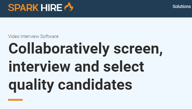 7. Spark Hire - Best for Affordable Video Interviewing