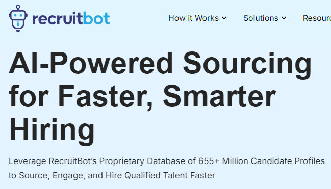 1. RecruitBot - Best For AI-Powered Candidate Sourcing